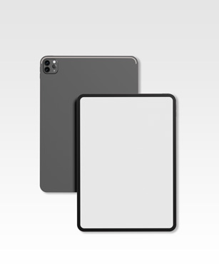 Tablet With Front & Back Side | Free Mockup Ai